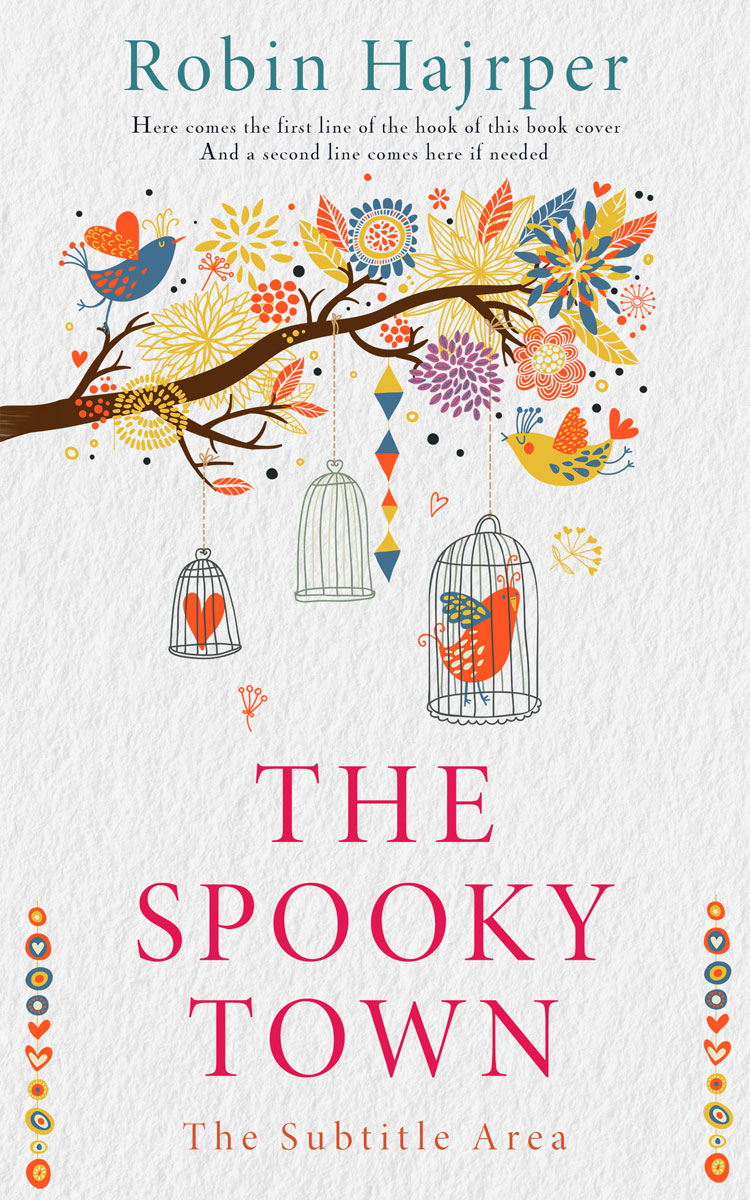 2D view of Premade Horror Book Cover - Gallery