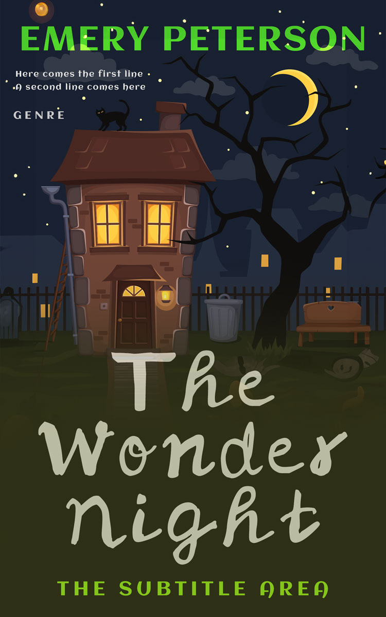 2D view of Premade Children's Book Cover - Heavy Metal