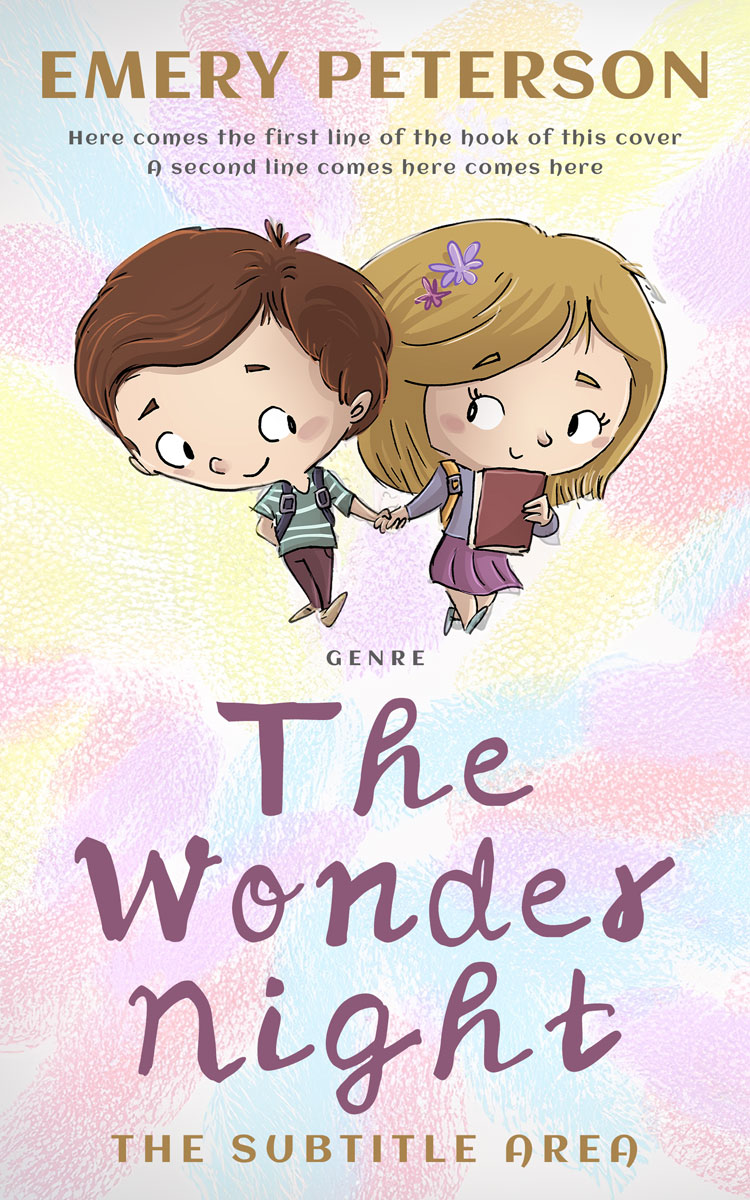 2D view of Premade Teen & Young Adult Book Cover - Pampas