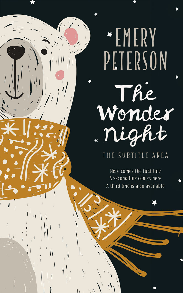 2D view of Moon Mist #15758 - Premade Children's Book Cover