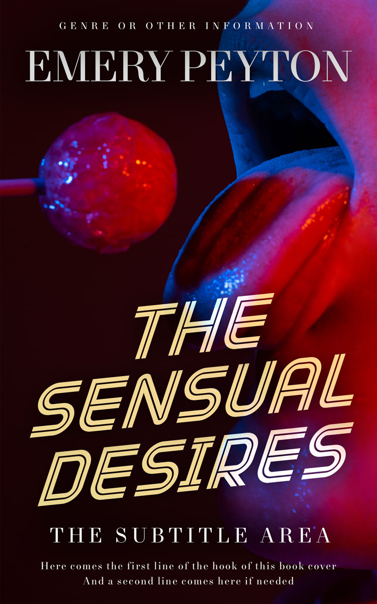 2D view of Contessa #15767 - Premade Erotica Book Cover