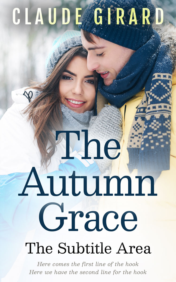 2D view of Blue Dianne #15786 - Premade Romance Book Cover