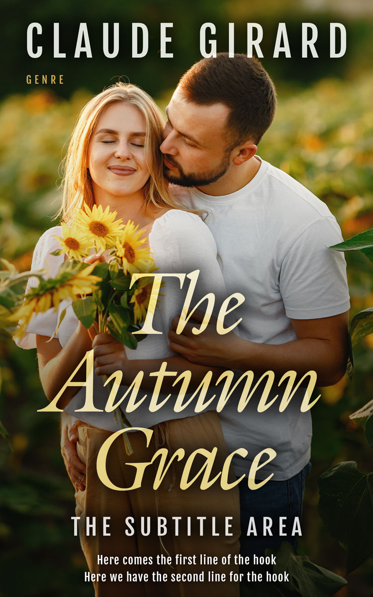 2D view of Sorrell Brown #15795 - Premade Romance Book Cover