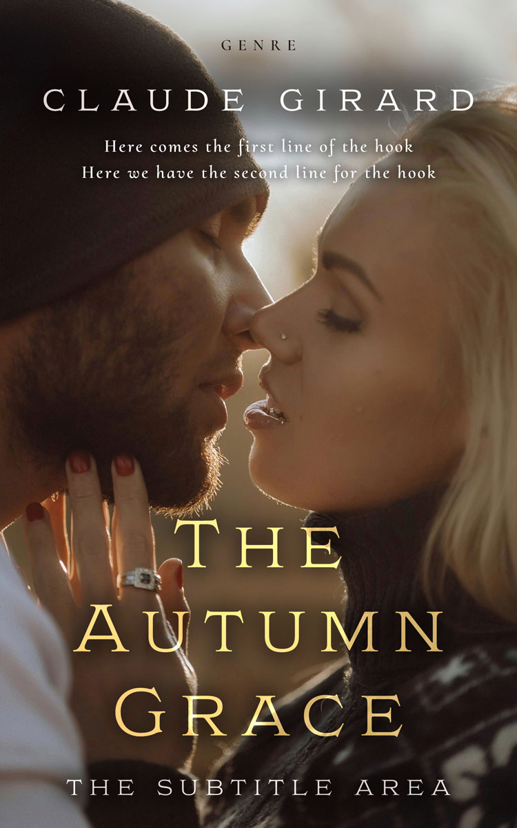 2D view of English Walnut #15805 - Premade Romance Book Cover