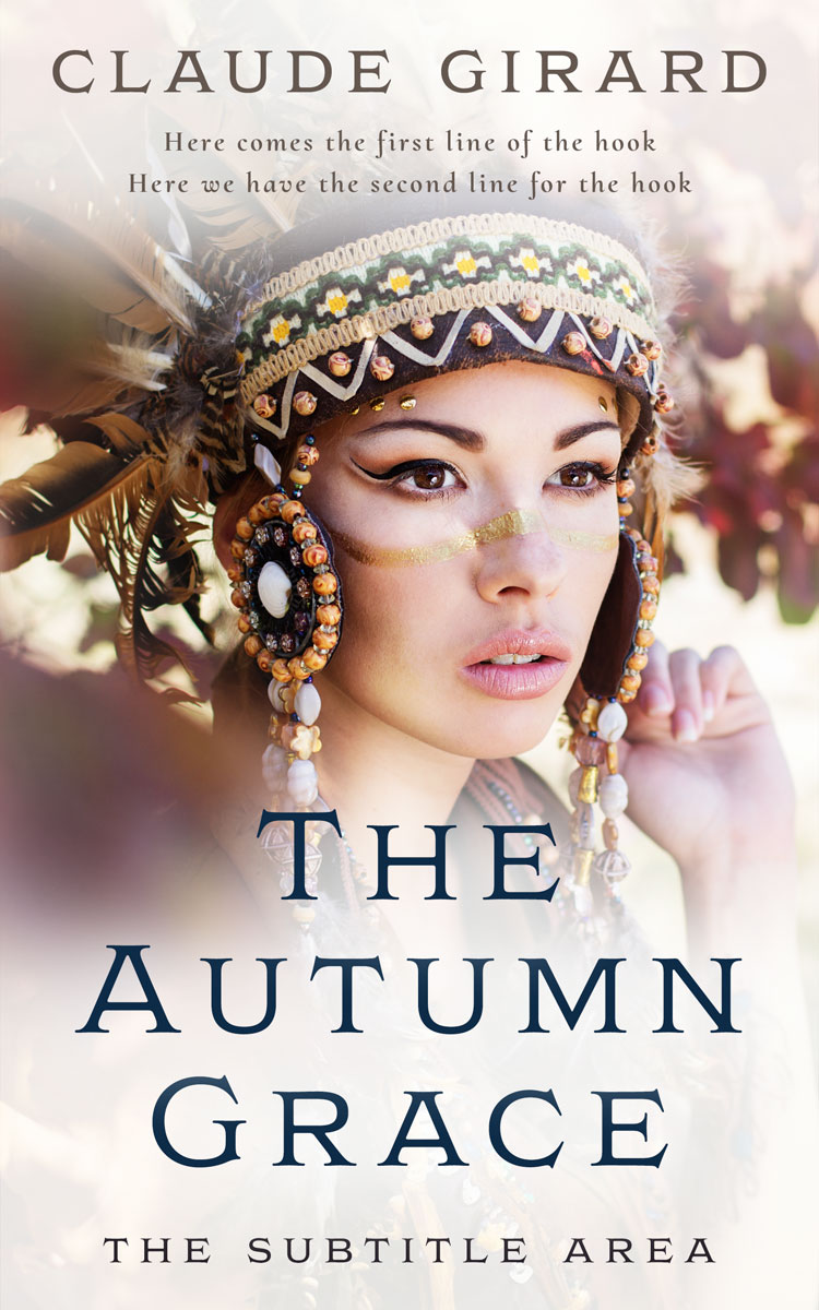 2D view of Premade Western Book Cover - Pearl Bush