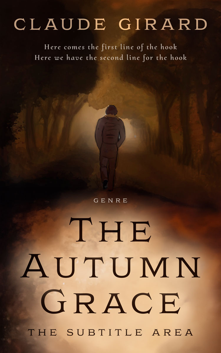 2D view of Tan #15812 - Premade Mystery & Thriller & Suspense Book Cover