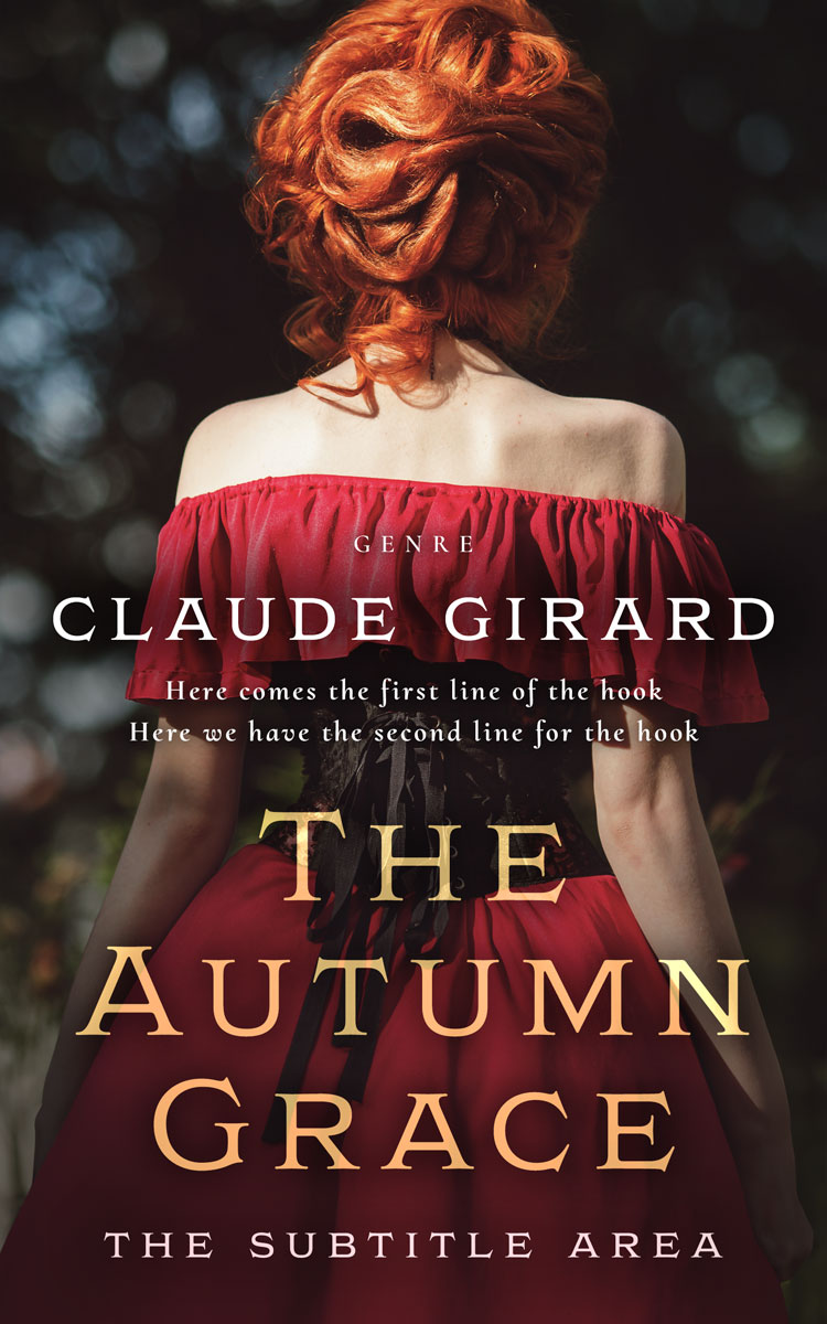 2D view of Cocoa Brown #15819 - Premade Historical Book Cover