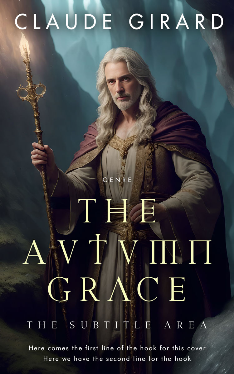 2D view of Shark #15834 - Premade Fantasy Book Cover | BookCoverZone