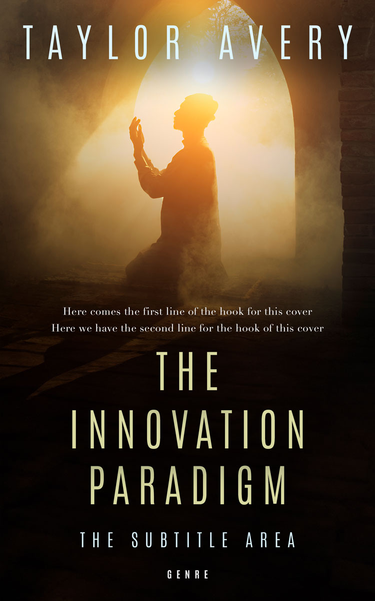 2D view of Tan #15850 - Premade Religion & Spirituality Book Cover