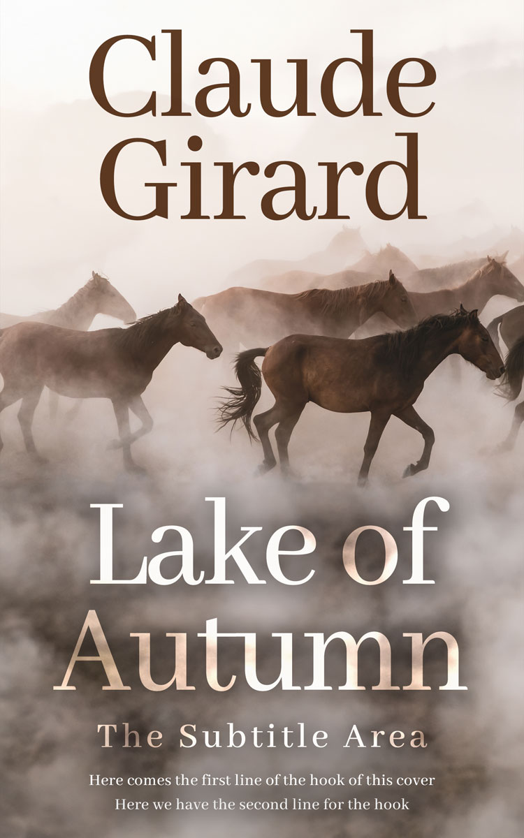 2D view of Pale Oyster #15882 - Premade Western Book Cover