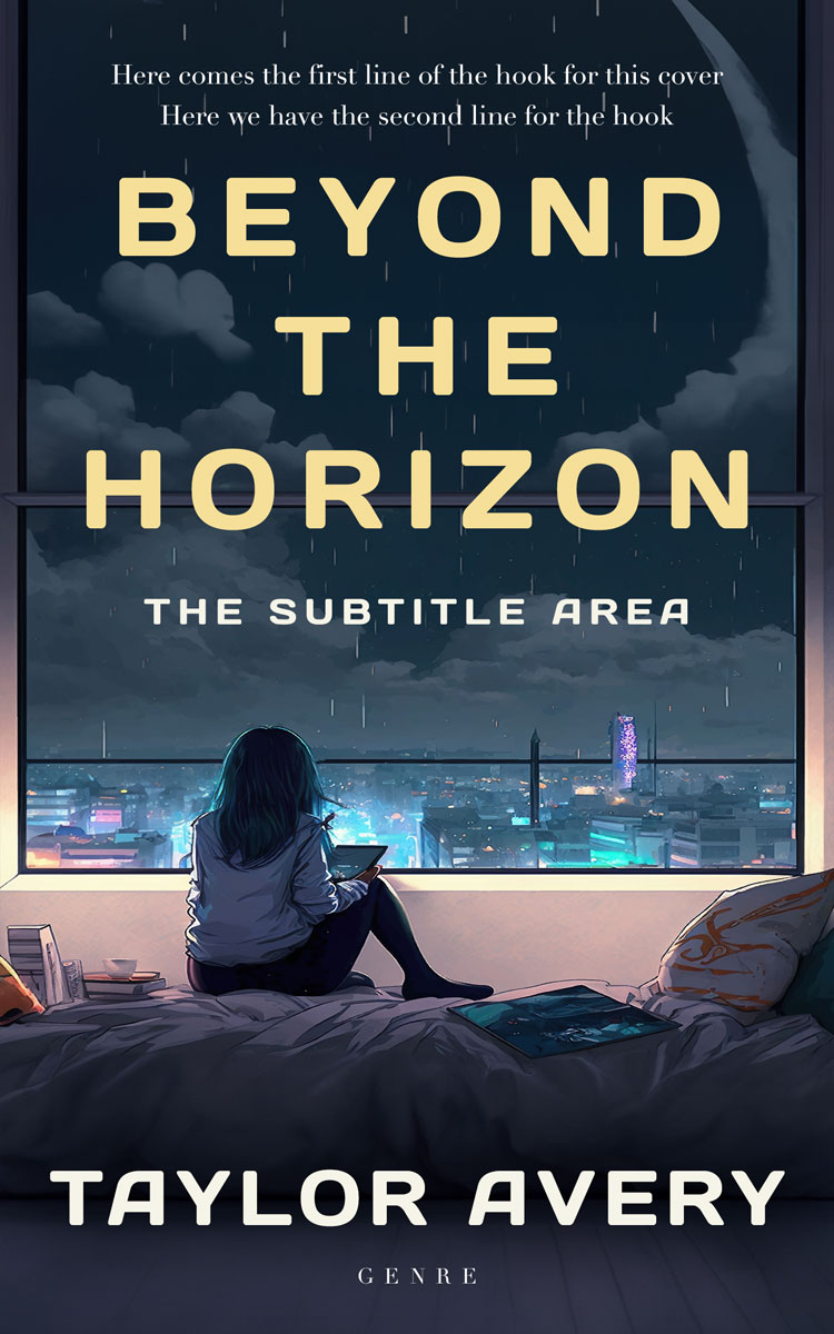 2D view of Mirage #15902 - Premade Teen & Young Adult Book Cover