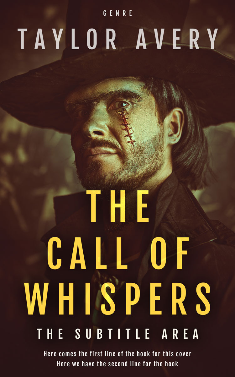 2D view of Eclipse #15909 - Premade Horror Book Cover