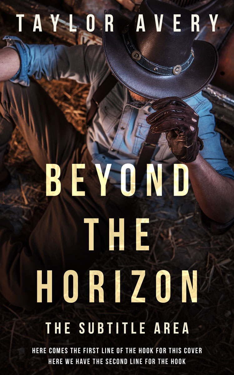 2D view of Cocoa Brown #15915 - Premade Action & Adventure Book Cover