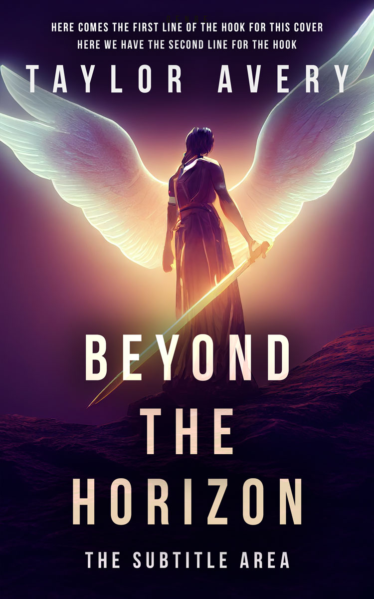 2D view of Akaroa #15918 - Premade Fantasy Book Cover