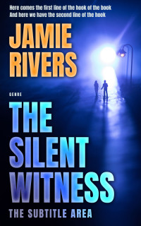 2D view of Premade Mystery & Thriller & Suspense Book Cover - Soft Amber