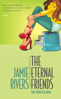 2D view of Premade Chick Lit Book Cover - Yellow Green