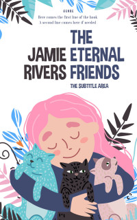 2D view of Premade Teen & Young Adult Book Cover - Bright Gray