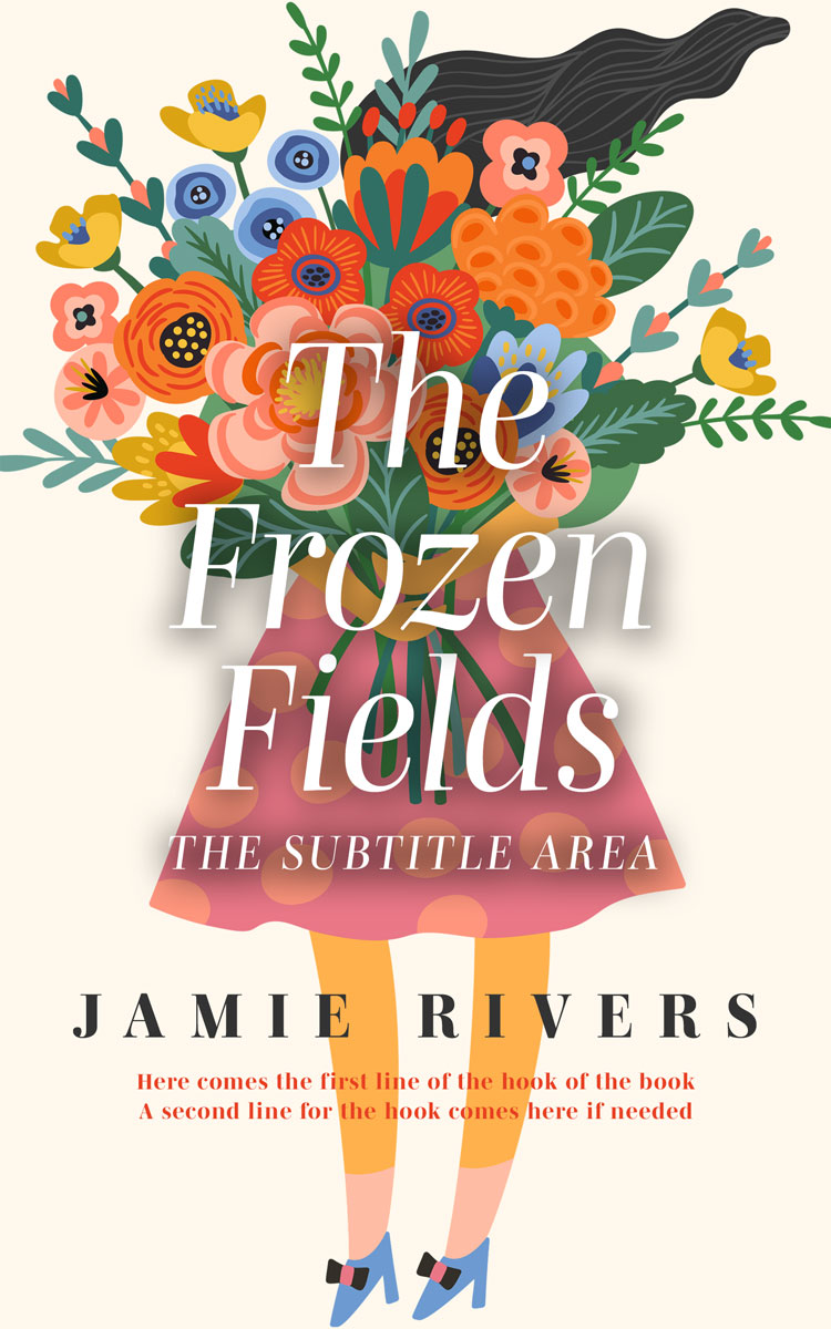 2D view of Mineral Green #16154 - Premade Chick Lit Book Cover