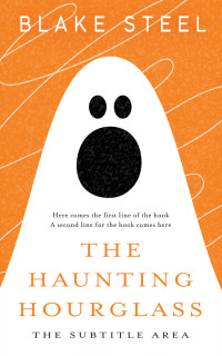 2D view of Premade Horror Book Cover - Carrot Orange