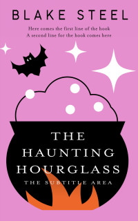 2D view of Black #16175 - Premade Horror Book Cover