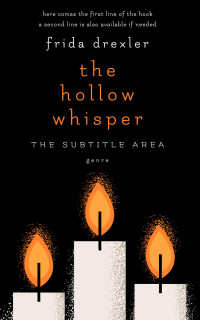 2D view of Pancho #16185 - Premade Horror Book Cover