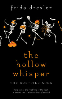 2D view of Black #16195 - Premade Horror Book Cover