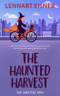 2D view of Blue Marguerite #16197 - Premade Horror Book Cover