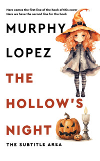 2D view of Cameo #16214 - Premade Horror Book Cover