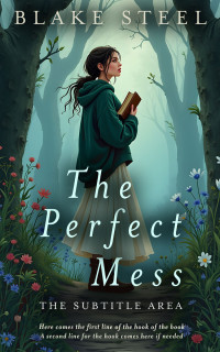 2D view of Premade Fantasy Book Cover - Outer Space