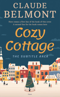 2D view of Premade Chick Lit Book Cover - Blue Dianne