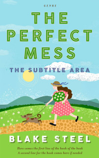 2D view of Morning Glory #16319 - Premade Chick Lit Book Cover