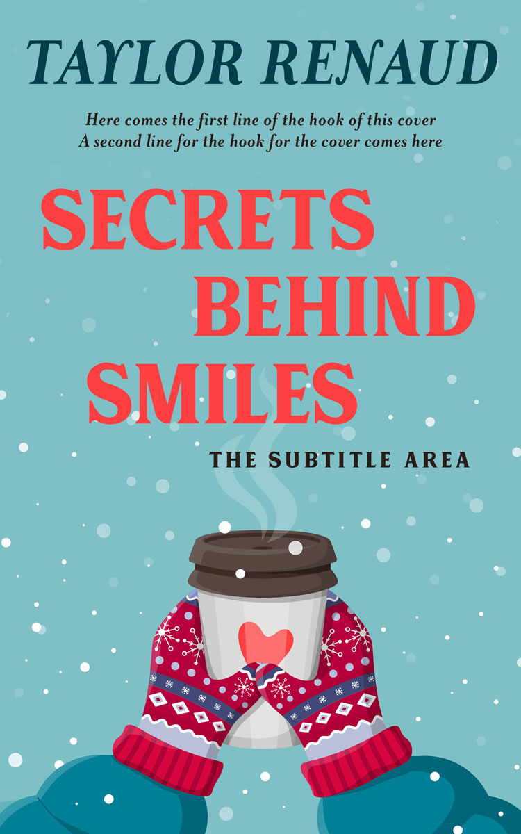 2D view of Premade Romance Book Cover - Glacier