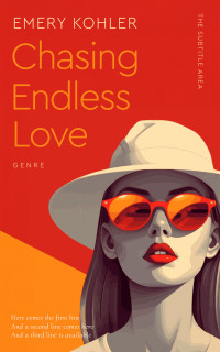 2D view of Premade Abstract Book Cover - Cinnabar