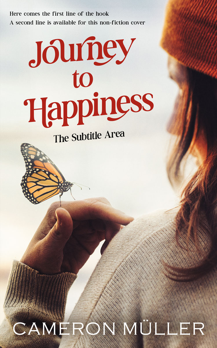 2D view of Premade Self-Improvement & Self-Help Book Cover - Cocoa Brown #16533 | BookCoverZone