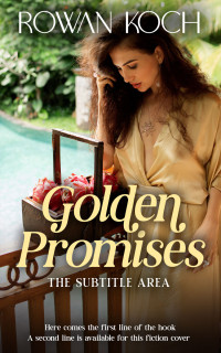 2D view of Lisbon Brown #16634 - Premade Romance Book Cover