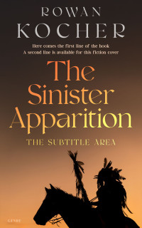 2D view of Premade Western Book Cover - Treehouse