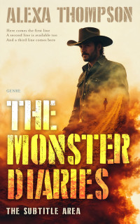 2D view of Premade Action & Adventure Book Cover - Cedar