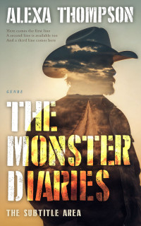 2D view of Premade Action & Adventure Book Cover - Indian Khaki