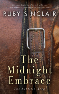 2D view of Premade Western Book Cover - English Walnut