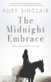 2D view of Premade Romance Book Cover - Black Haze