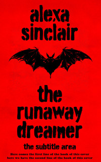 2D view of Premade Fantasy Book Cover - Asphalt