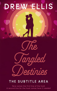 2D view of Premade Romance Book Cover - Mulberry Wood