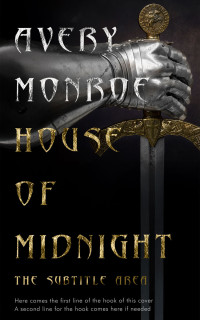 2D view of Premade Fantasy Book Cover - Cod Gray