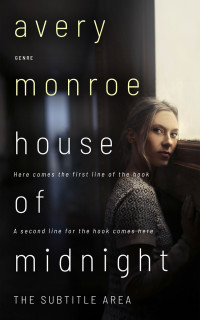 2D view of Cod Gray #17597 - Premade Literary Fiction Book Cover