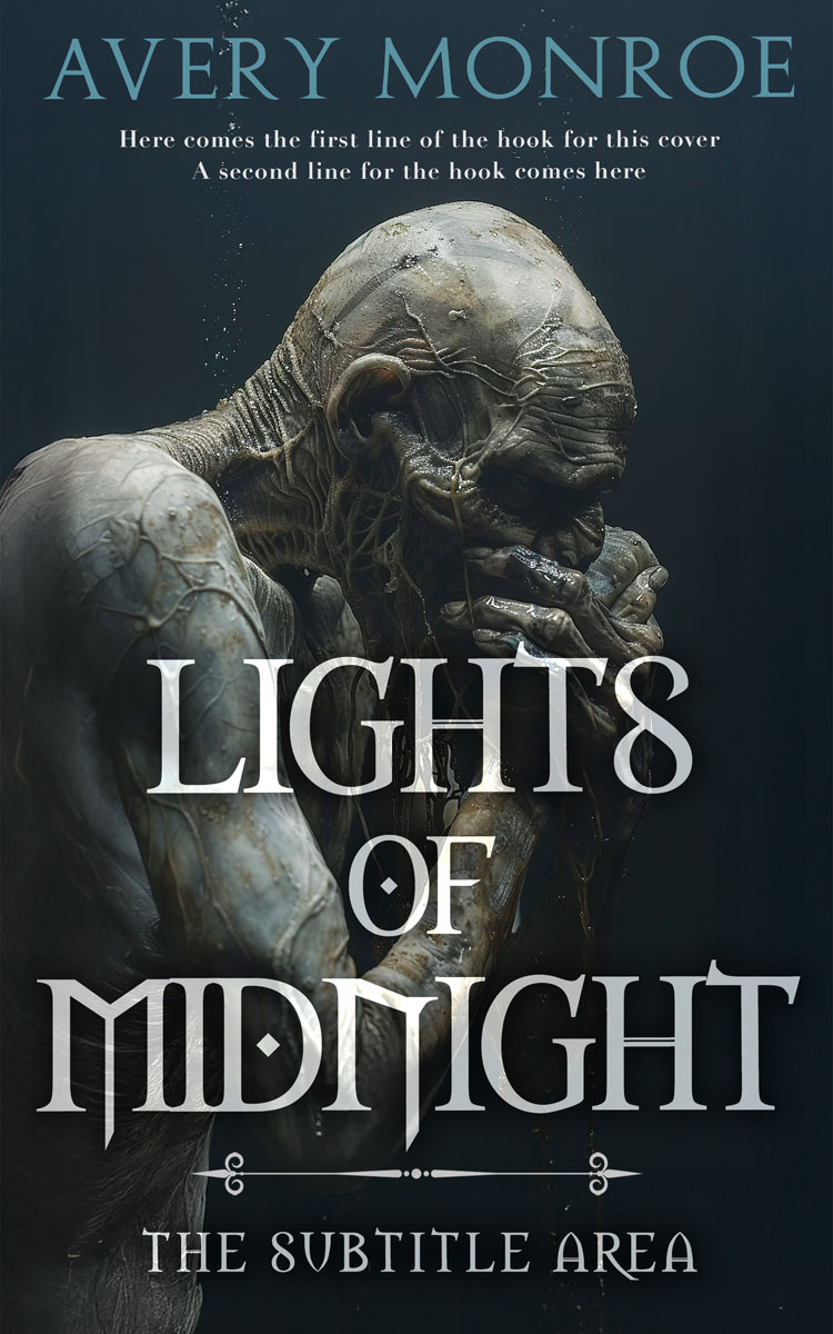 2D view of Outer Space #17627 - Premade Horror Book Cover | BookCoverZone*