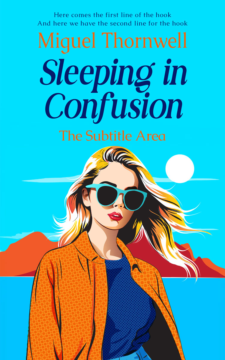 2D view of Premade Chick Lit Book Cover - Unknown