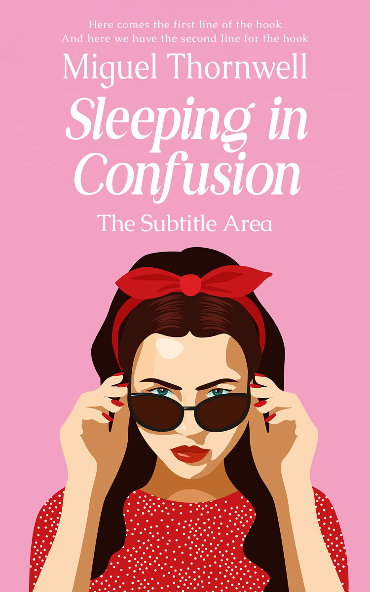 2D view of Illusion #17666 - Premade Chick Lit Book Cover | BookCoverZone*