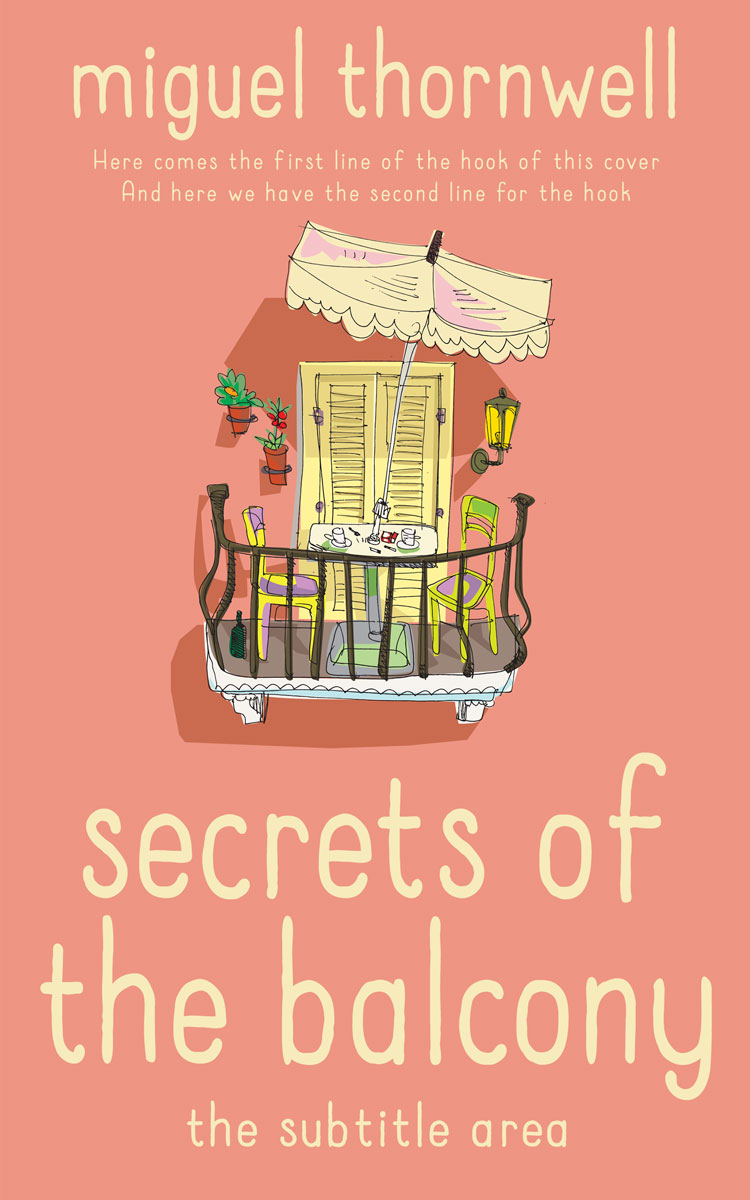 2D view of Premade Chick Lit Book Cover - Tonys Pink