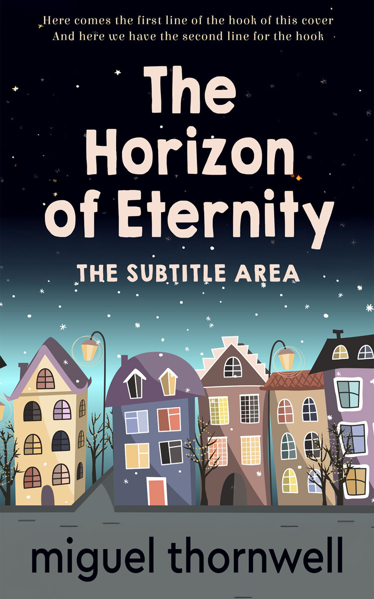 2D view of Premade Literary Fiction Book Cover - Mirage