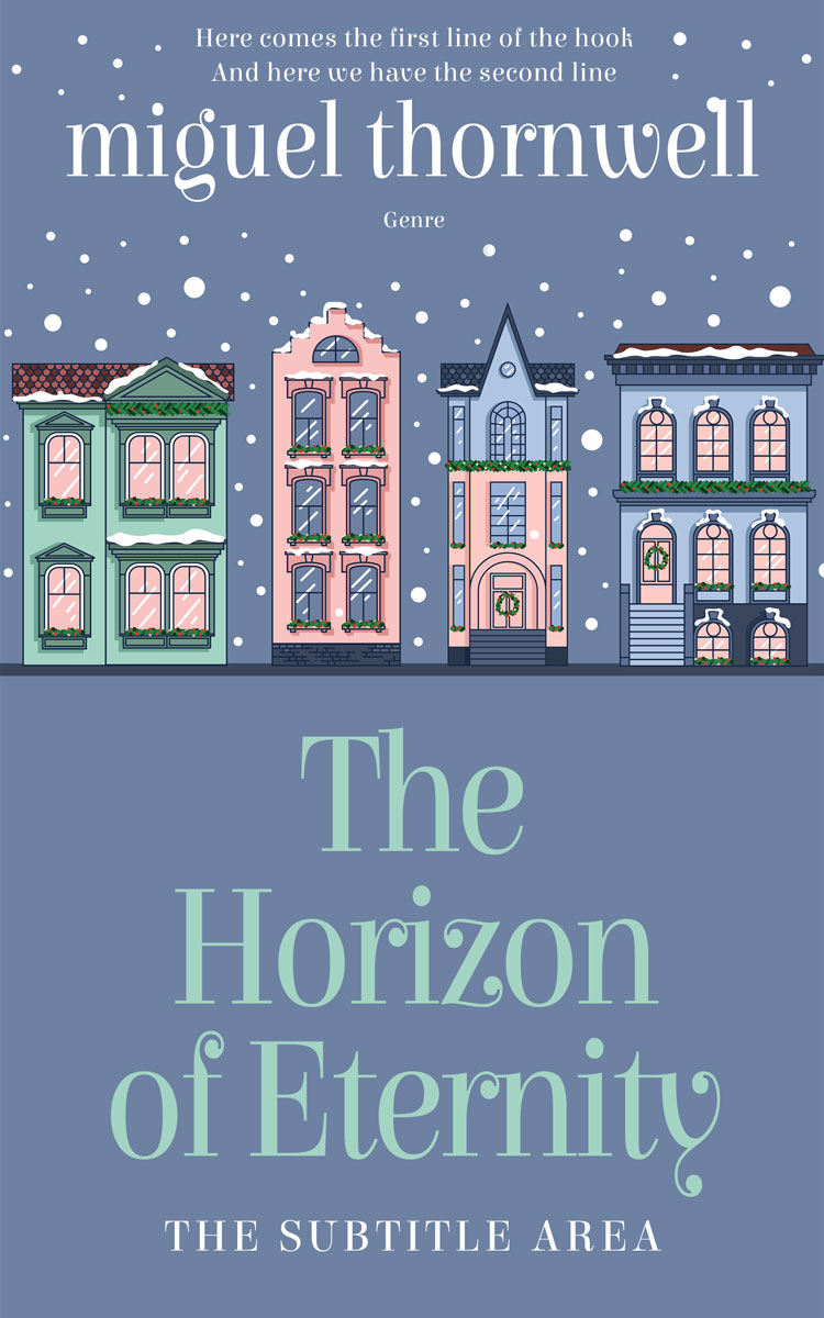 2D view of Premade Literary Fiction Book Cover - Hoki